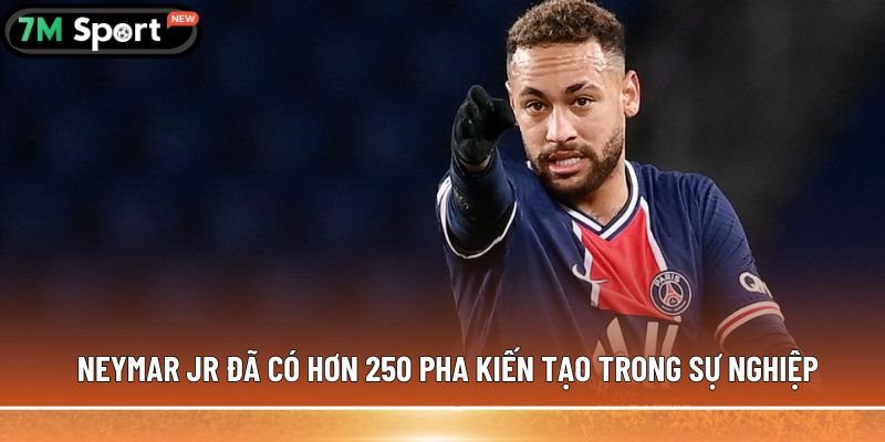 Top 5 cầu thủ kiến tạo nhiều nhất thế giới hiện nay 6 Neymar Jr đã có hơn 250 pha kiến tạo trong sự nghiệp